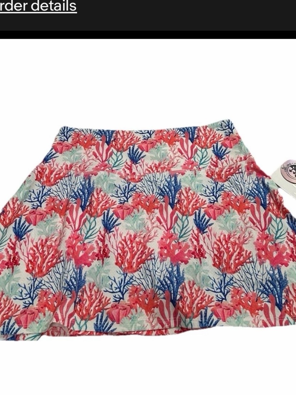 Gottex Coral Reef Print Mini Skirt - Pink, Blue, Mint